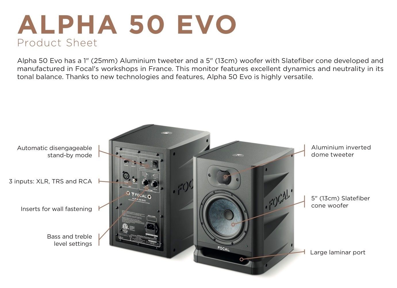 Focal Casse acustiche: Focal Alpha 50 Evo – Usato da Mägenwil venduto da fit_xt5s 7