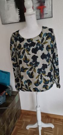 Nile Bluse mit Blumenmuster, Grösse S
