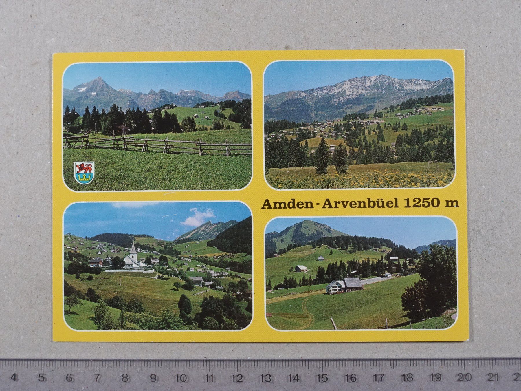 Ansichtskarten: Amden Arvenbüel, 1981 – Gebraucht aus Lenzburg von fh1