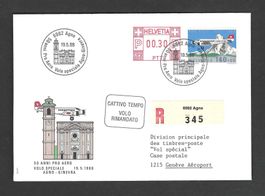 CH FDC  Einschreiben