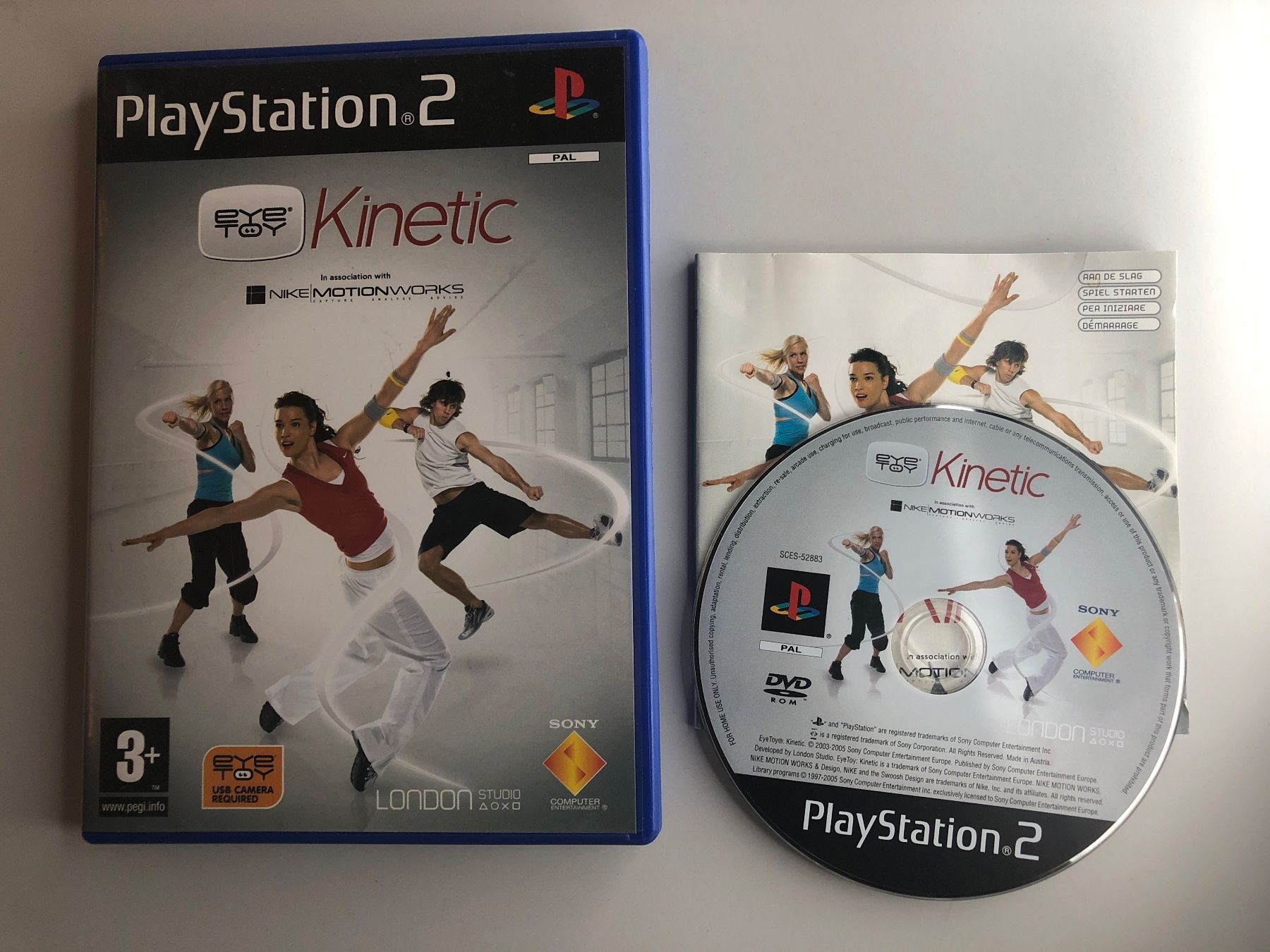 Sony Giochi: Eye Toy Kinetic - PS2 – Usato da St.gallen venduto da taduz