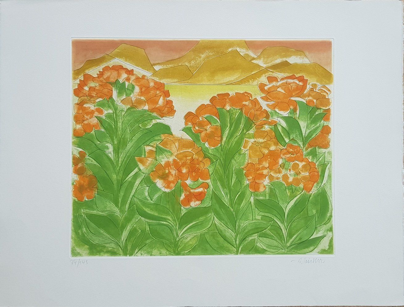 Grafica & Litografie: Alfred Finsterer -  1908 - 1996 Stuttgart   -  German Art – Usato da Horw venduto da Kunstreich7 1