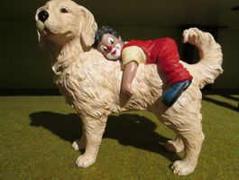 Gilde Clown Hund und Clown im Circus ohne OVP