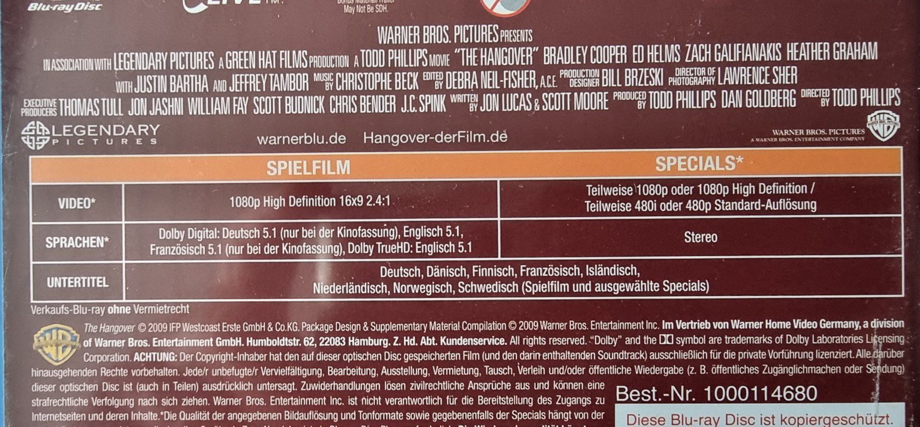 Tous les DVDs: Blu-ray Hangover 1-3 NEU – D'occasion à Oetwil am See par fineli2 1