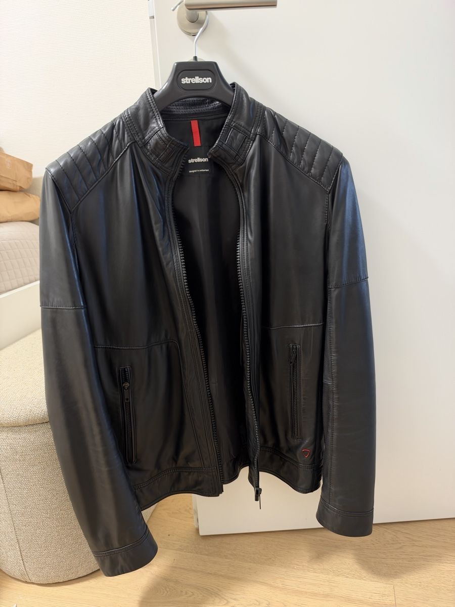 Strellson Vestes: Strellson Lederjacke Schield – D'occasion à Goldach par Anfield02