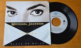 MICHAEL JACKSON, Black or White, 7"Single, TOP!