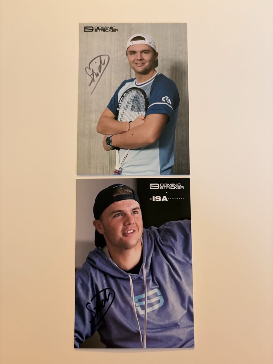 Autografi: Dominic Stricker Original Autogramme 2x – Usato da niederbipp venduto da LaHabana1