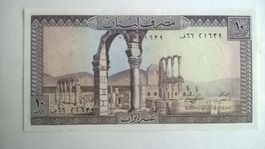 Billet banque Liban 10 Livres série 1986 UNC