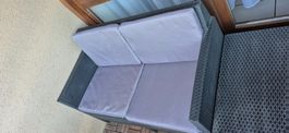 Rattanlounge mit Sitzkissen wg. Umzug zu verkaufen