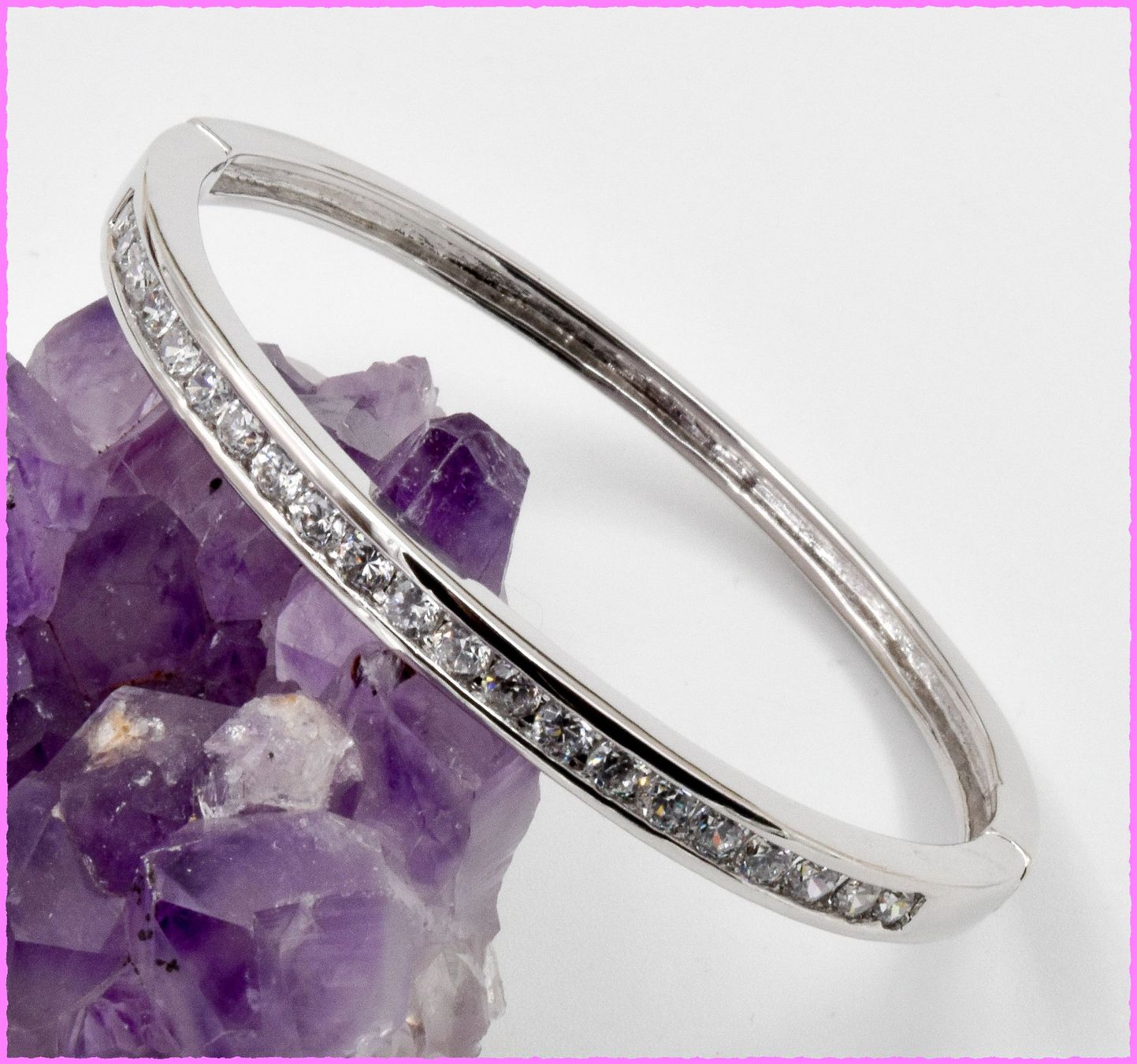Bracciali & Braccialetti: Bezaubernder Zirkonia Armreif – Nuovo e nell'imballaggio originale da Oberglatt ZH venduto da Diamond-Girl