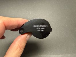 Klapplupe mit LED, NEU