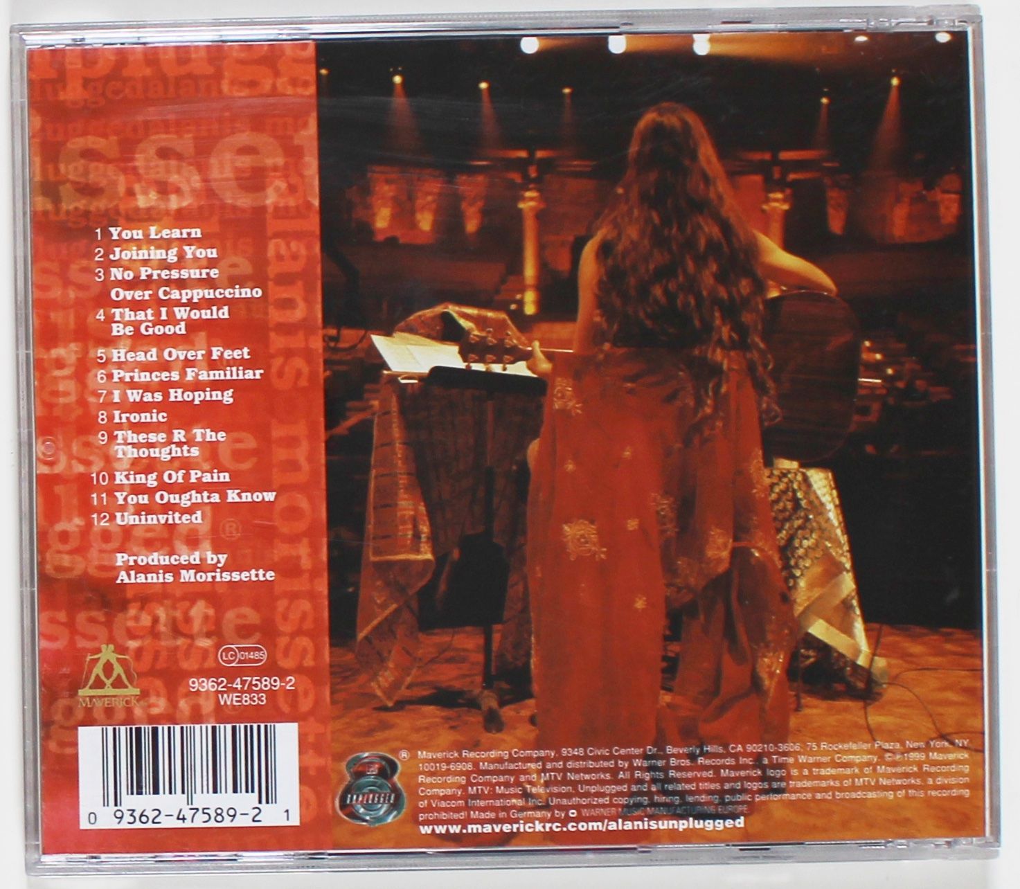 CD: CD - ALANIS MORISSETTE - MTV UNPLUGGED 1999 – Usato da Brüttisellen venduto da Collector-Corner 2