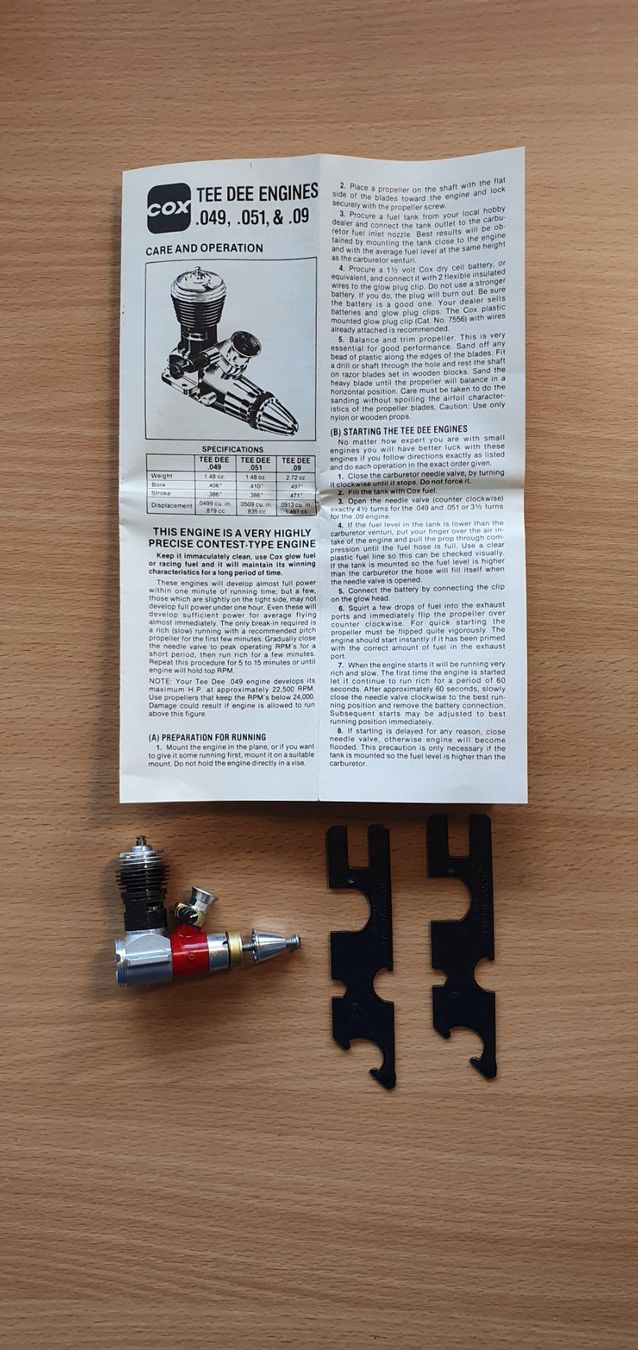 Modellismo RC: Modellmotor Cox Tee Dee .051  No 200 – Nuovo (secondo la descrizione) da Grosswangen venduto da heus 1