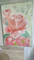 Pastell-Rosenbild, Sommerfrische für Ihr Zuhause 🖼️💐