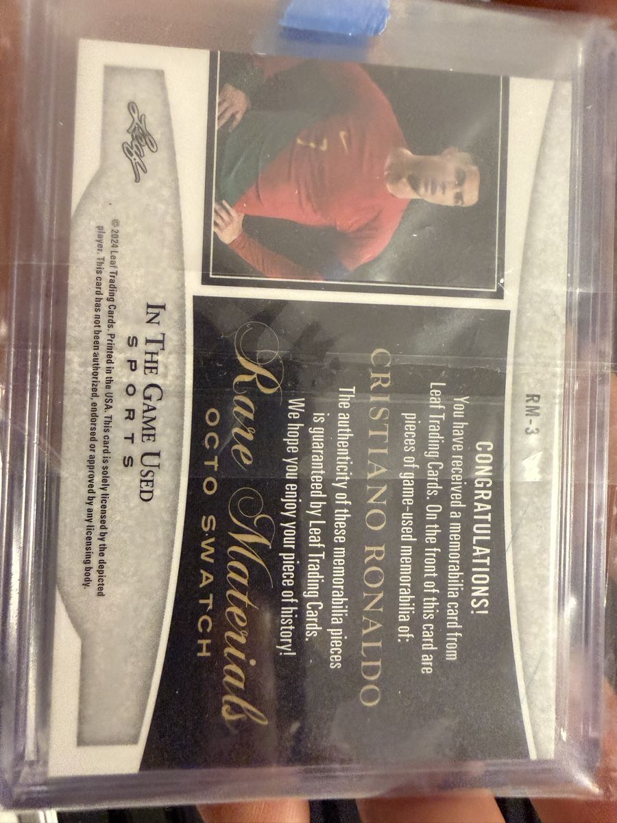 Cartes: Leaf Cristiano Ronaldo multi patch – Neuf avec emballage d'origine à Payerne par edu_yqz5 1