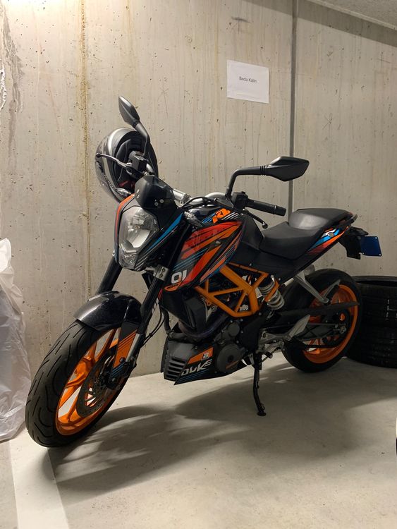 KTM Strada: KTM 390 Duke mit Akrapovic Auspuff – Usato da Einsiedeln venduto da Roebi17 1