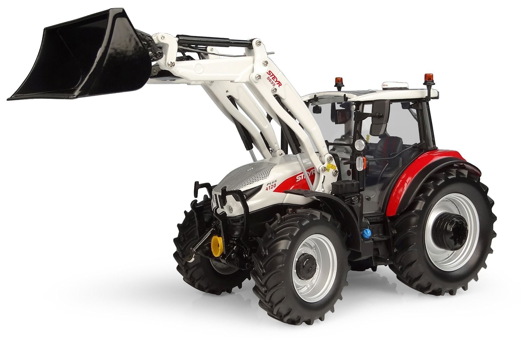 Modellbausätze & Standmodelle: 1:32 Steyr 4120 Plus mit Frontlader S635 – Neu und originalverpackt aus Affoltern am Albis von Modellshop-8910