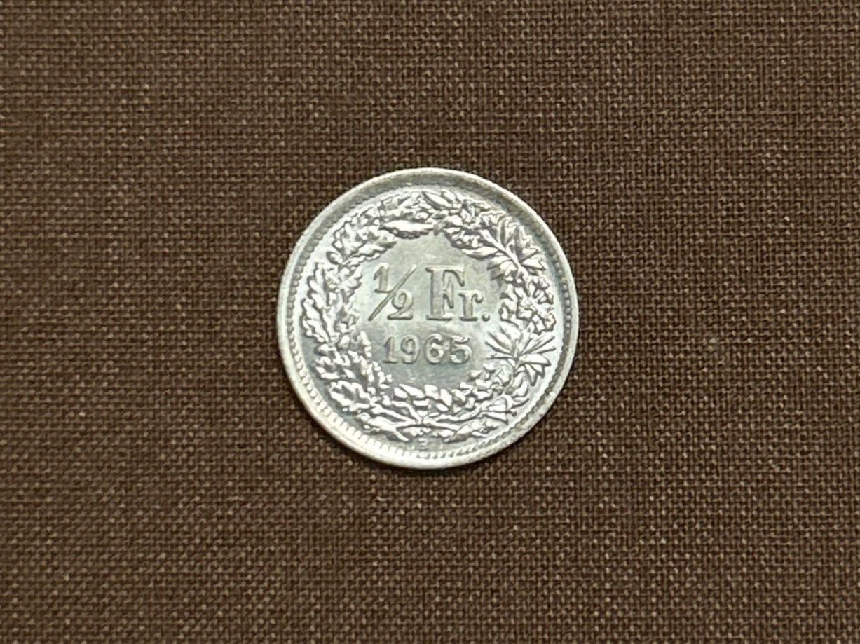 Tutti le monete: 50 Rappen 1965 – Usato da Zürich venduto da Nemesi