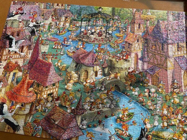 Heye Puzzle: 1000er Puzzle: Bunny Town – Usato da Wermatswil venduto da TAndry