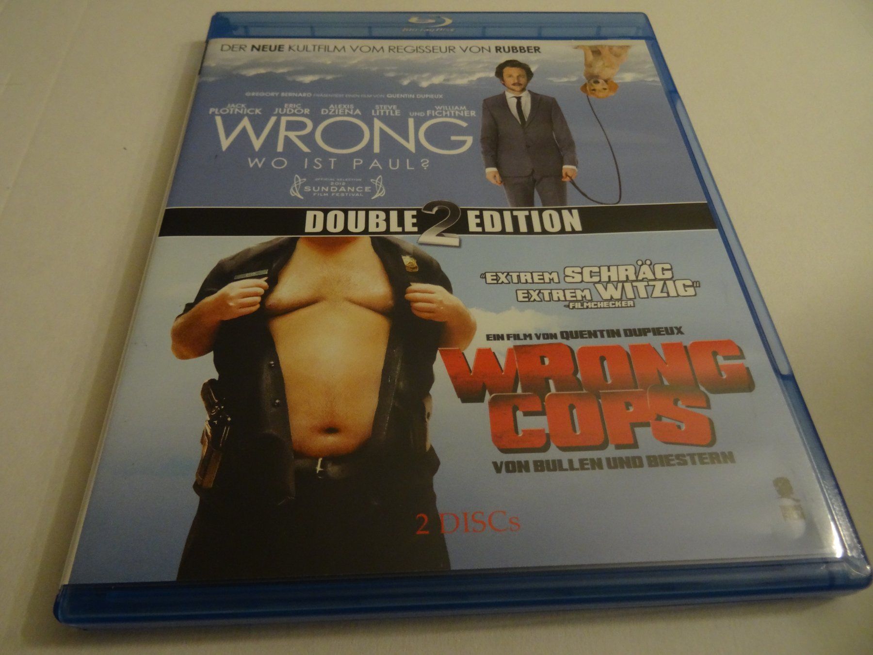 Alle DVDs: Blu-ray Double Edition Wrong und Wrong Cops – Gebraucht aus Olten von Disc-Verkauf