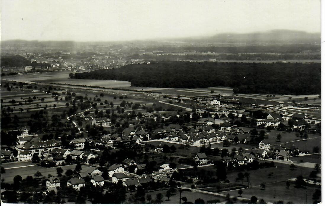 Ansichtskarten: Muttenz Bahnhofquartier 1931 – Gebraucht aus Hochdorf von Ziegel-16