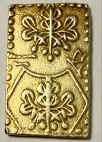 Japan 2 BU Gold coin antik 3.0 Grams 