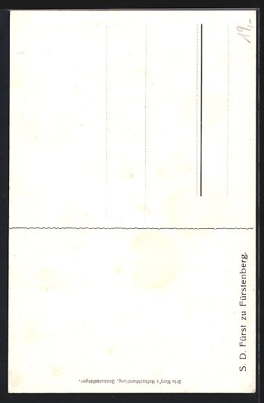 Cartes postales: Profilbild des Fürsten zu Fürtenberg – D'occasion à Berlin par bartko-reher 1