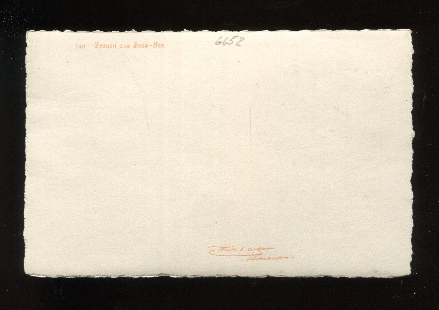 Cartoline postali: Saas-Fee, Trachtenfrauen – Usato da Aarau venduto da Elmaar41 1