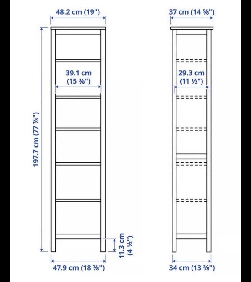 Scaffali: Ikea HEMNES bookshelf in white – Usato da zurich venduto da CK8037 2