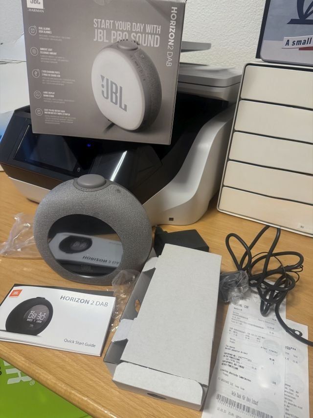 Wecker: Wecker JBL  Horizon 2 DAB – Neu und originalverpackt aus Gisikon von mondobirma