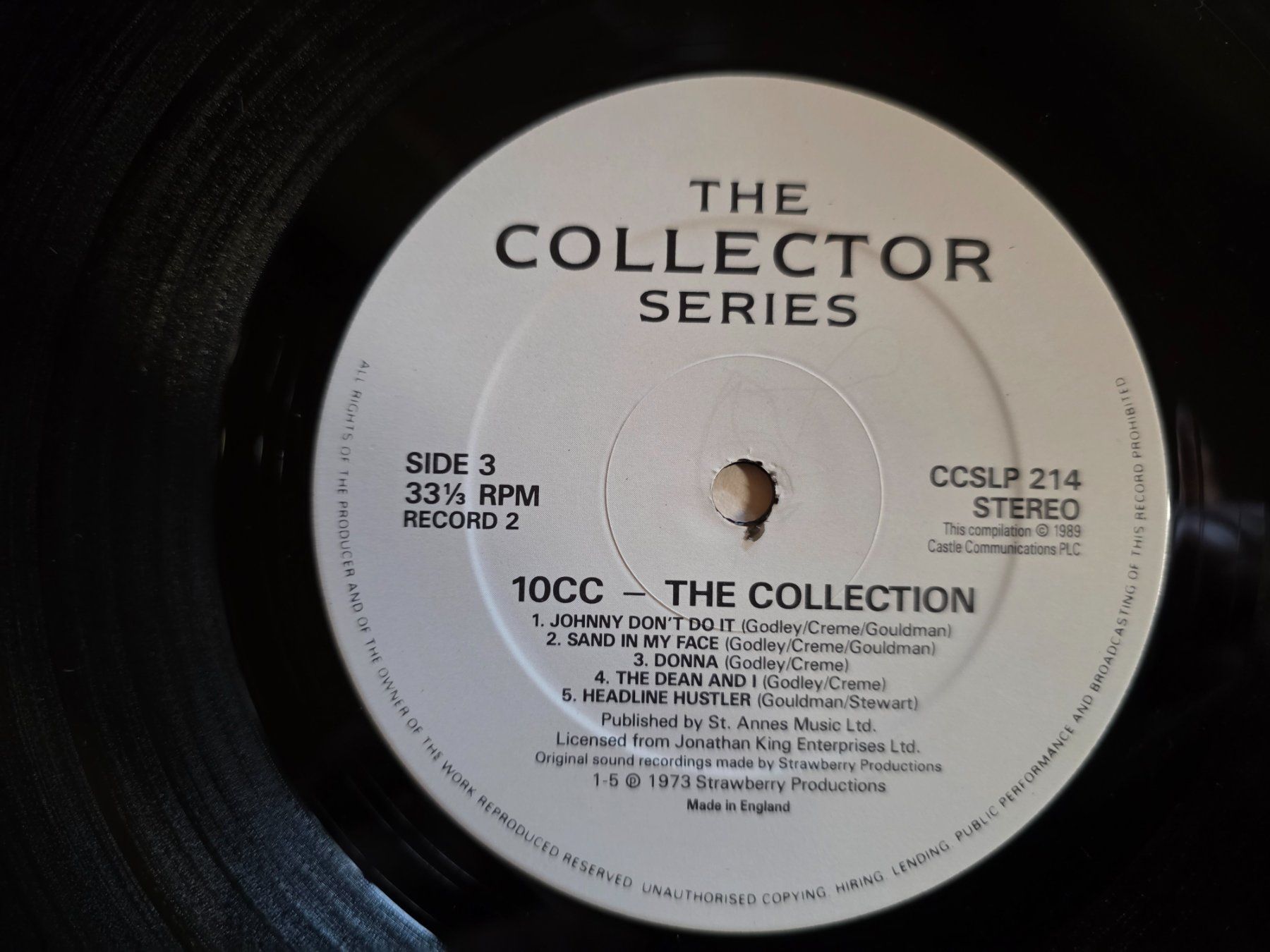 Dischi in vinile: Doppel Vinyl LP: 10CC - The Collection - 1989 – Usato da Walterswil BE venduto da Lonitti 5