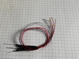 10 Stk. KELLTEC 0508 Micro LED 24V DC Warmweiss mit 20 cm K.