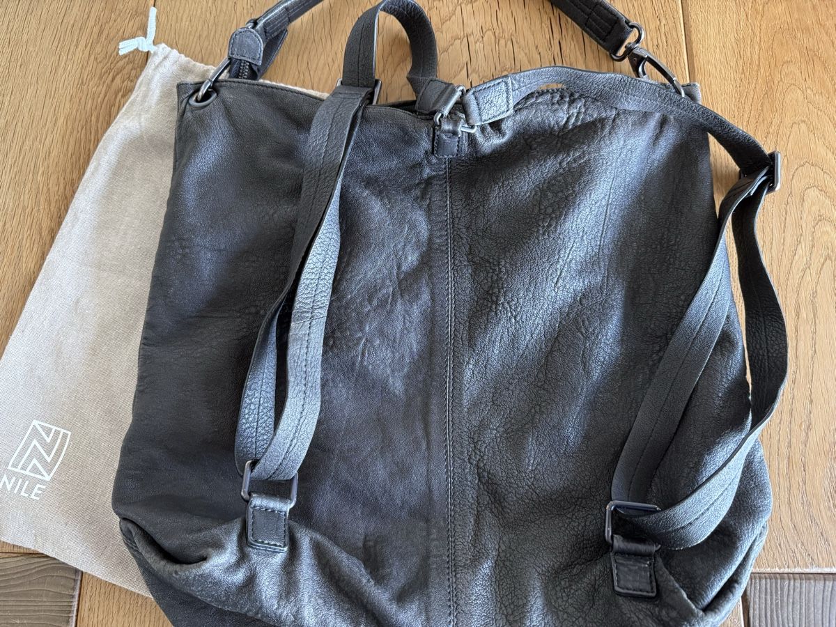 Nile Borse da donna: Nile Lagenlook Ledertasche  Staubbeutel – Usato da Sirnach venduto da sirni 7