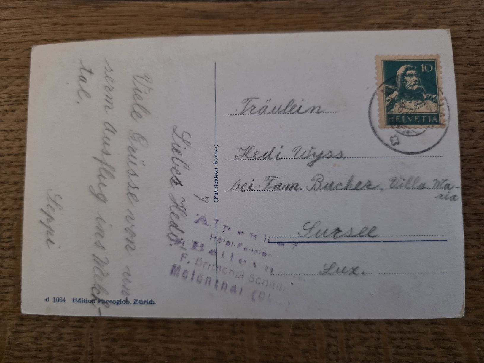 Cartes postales: Ansichtskarte Melchtal  – D'occasion à Emmenbrücke par clodilaus 1