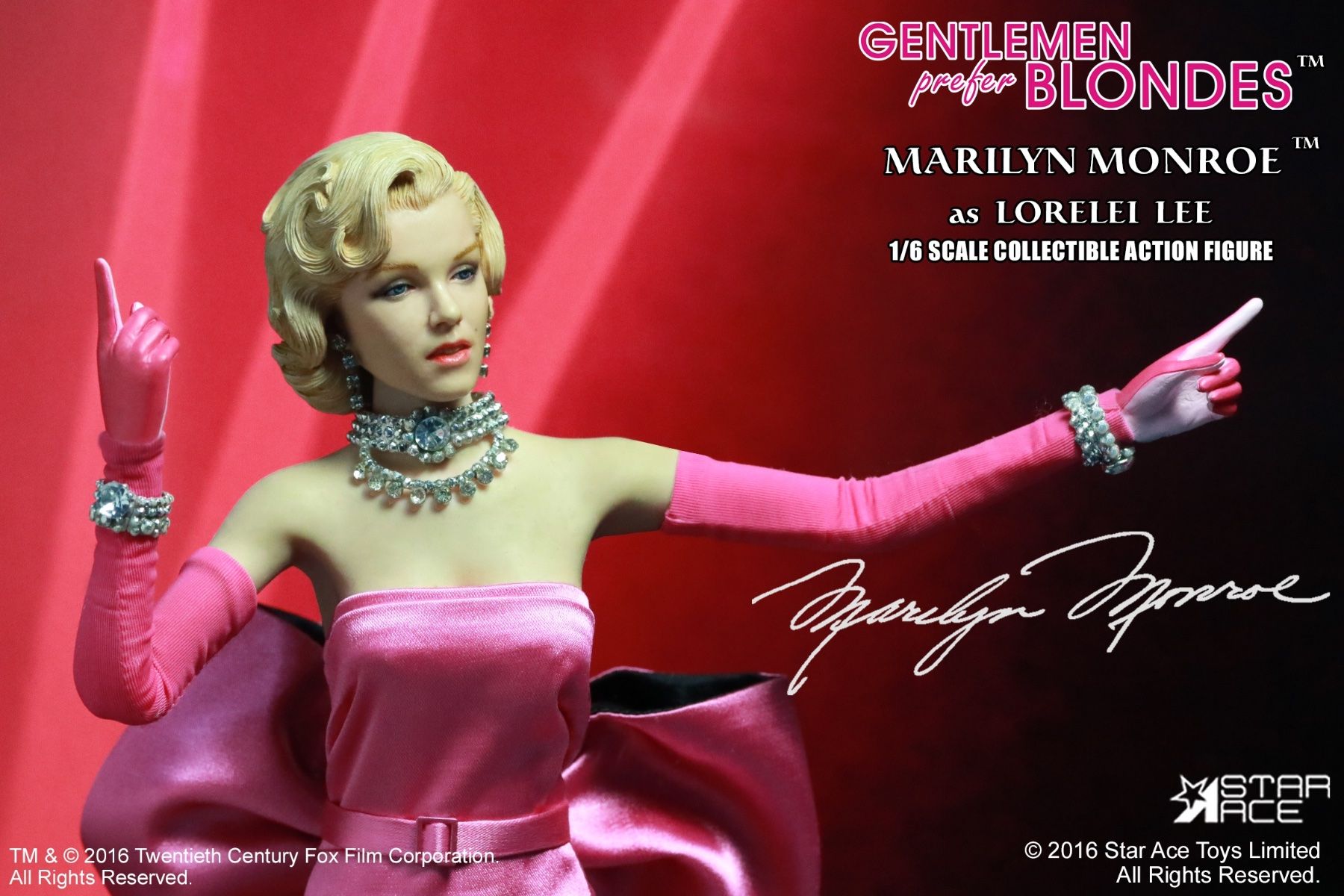 Giocattoli: 1/6 Marilyn Monroe "Lorelei Lee" Pink Dress ver. – Nuovo e nell'imballaggio originale da Vuadens venduto da Chouchoujapan 5