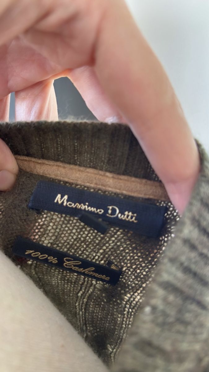 Massimo Dutti Pulls & Sweat-shirts: Damen Pullover Massimo Dutti 100% Cashmere oliv Grösse M – D'occasion à Ramsen par Myclothesforu 2