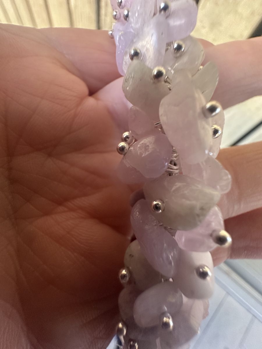 Catenine: Choker aus Kunzit Halbedelstein – Nuovo e nell'imballaggio originale da Kriens venduto da Hortensie6 2