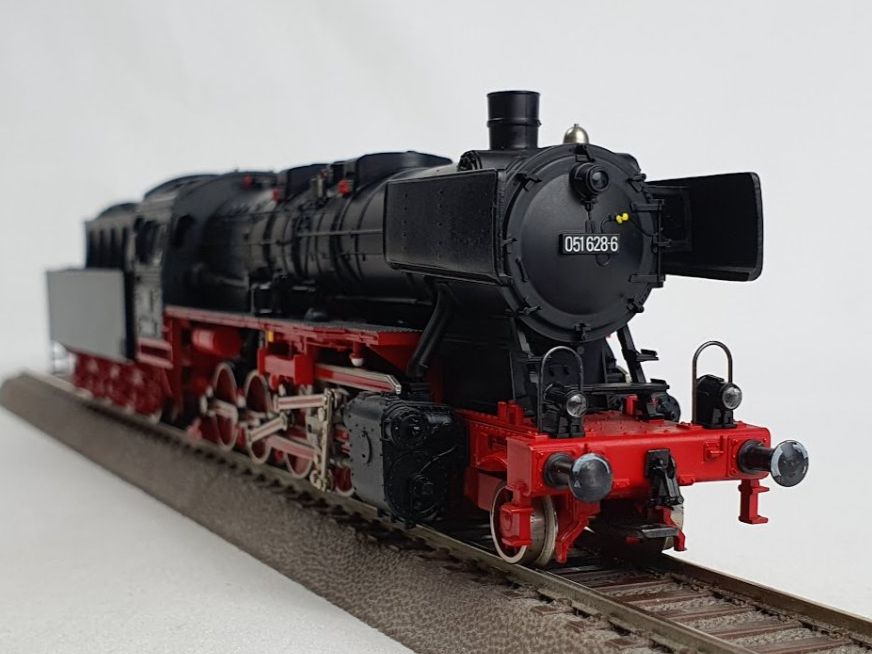 Fleischmann Modellini di ferrovie: Fleischmann 4177 DC DB BR 051 628-6, analog, OVP – Usato da Seon venduto da voAllBah 3