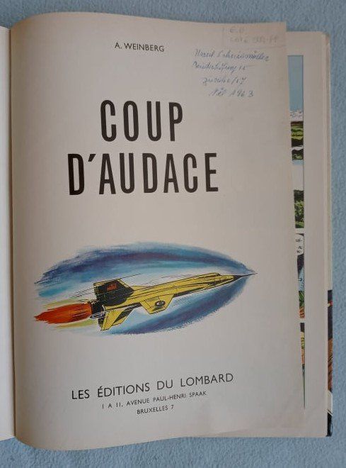 Fumetti: DAN COOPER - Coup D'audace - EO 1963 – Usato da Le Locle venduto da PereiraHugo 2