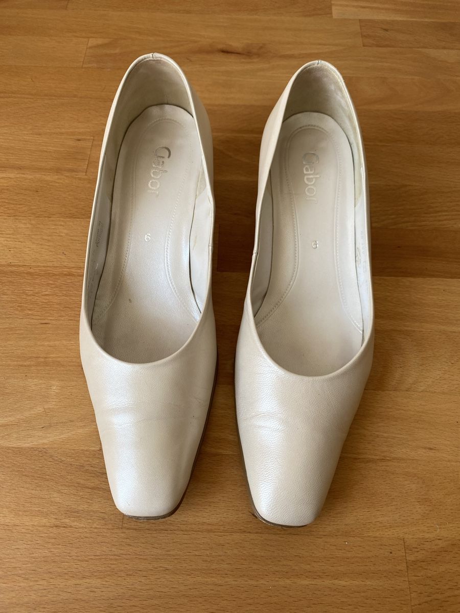 Gabor Scarpe da donna: Gabor Pumps, Grösse 39, Perlmuttfarben – Usato da Rothenfluh venduto da m.s.w 2