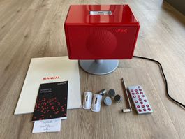 Geneva Sound System Model S Rot FM Radio & iPod Dock