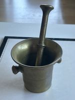 Mörser mit Stössel Bronze antik (I15)