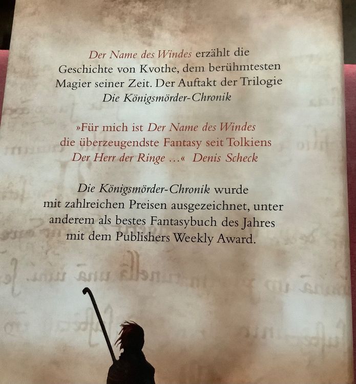 DER NAME DES WINDES / Patrick Rothfuss Kaufen auf Ricardo