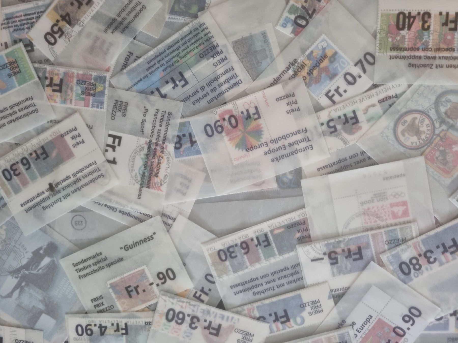 Tous les timbres: ca. 200 Pergamintüten mit CH Aboware – D'occasion à Gümligen par Geniusbuy 4