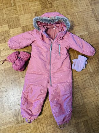 Overall/Schneeanzug Grösse 92 inkl. Handschuhe