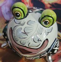 Niedliche Keramik Frosch Figur - Dekorativ und speziell