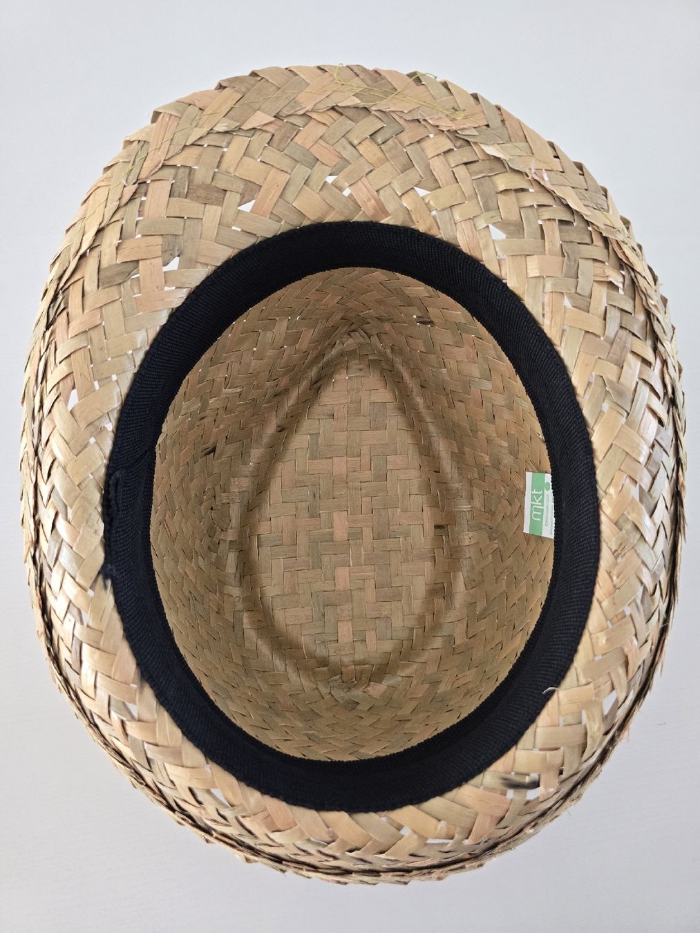 Copricapi, berretti & cappellini: Straw fedora hat beige with white ribbon – Usato da Zürich venduto da fin_2vqm 4