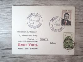 TR48 Enveloppe + Timbre Haute Volta 1959