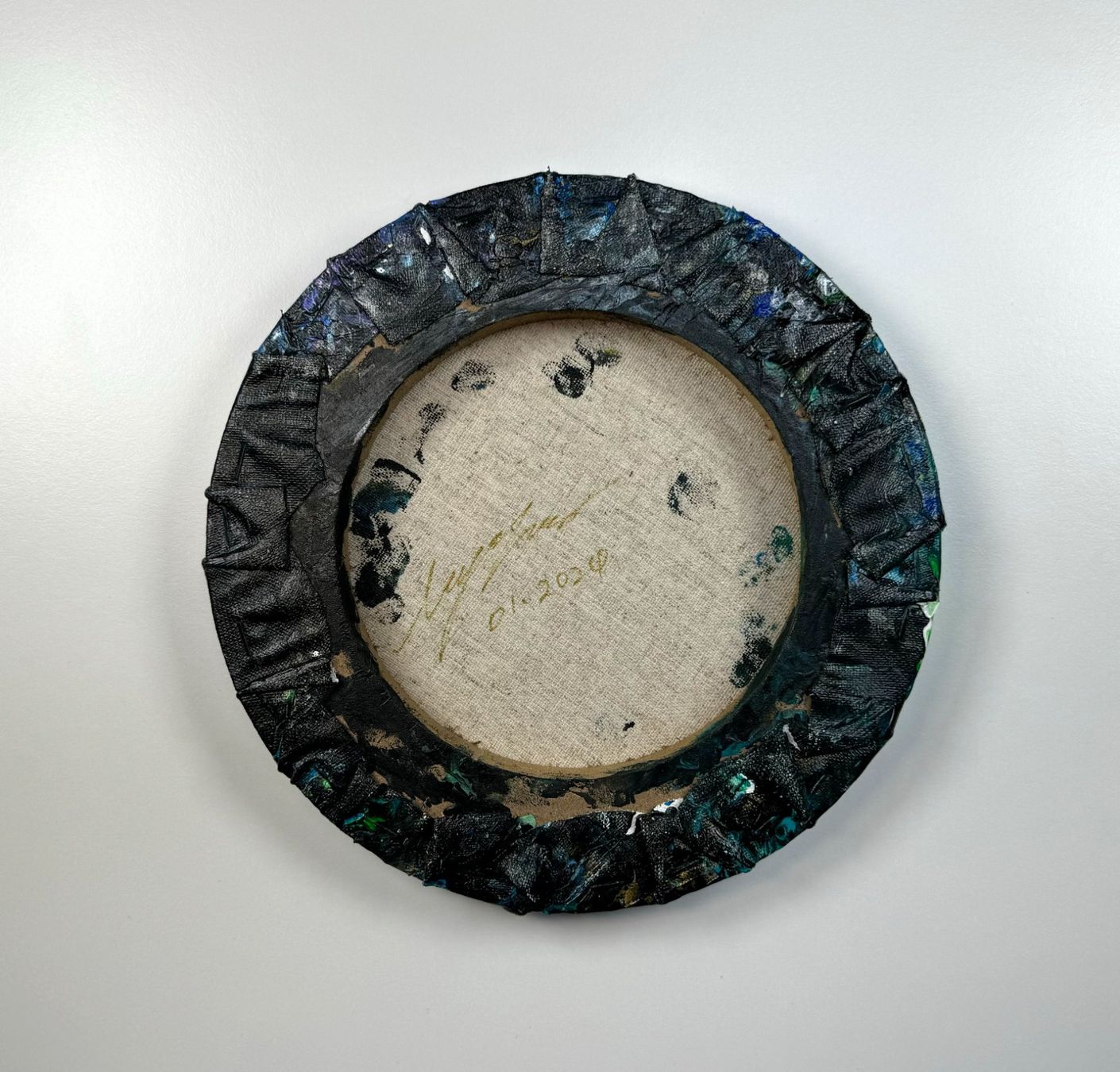 Dipinti: Acryl-Flüssigmalerei, kreisförmig – Usato da Schlieren venduto da MayaSheng1983 2