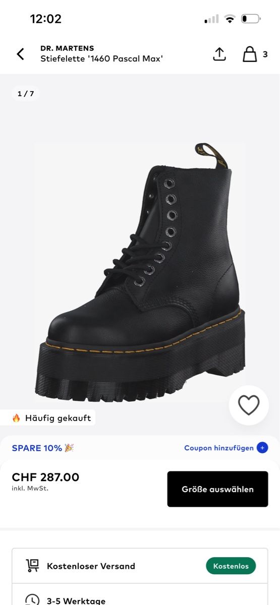Scarpe da donna: Dr.martens Pascal Max (neu) – Nuovo (secondo la descrizione) da Dietikon venduto da Zaarasara 5
